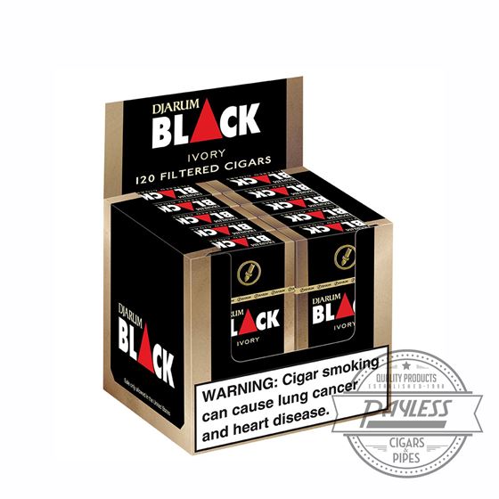 Djarum Black Filtered Ivory (10 packs of 12)