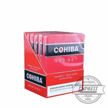 Cohiba Pequenos (5 tins of 6) Red sleeve packaging Cohiba Pequenos (5 tins of 6) Red sleeve packaging
