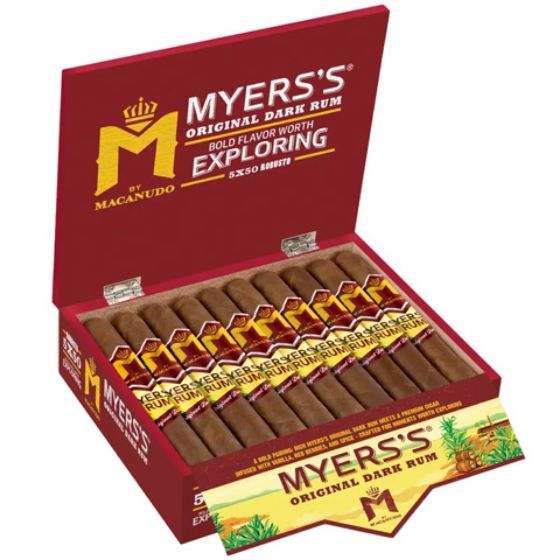 M by Macanudo Meyers's Rum Robusto Box